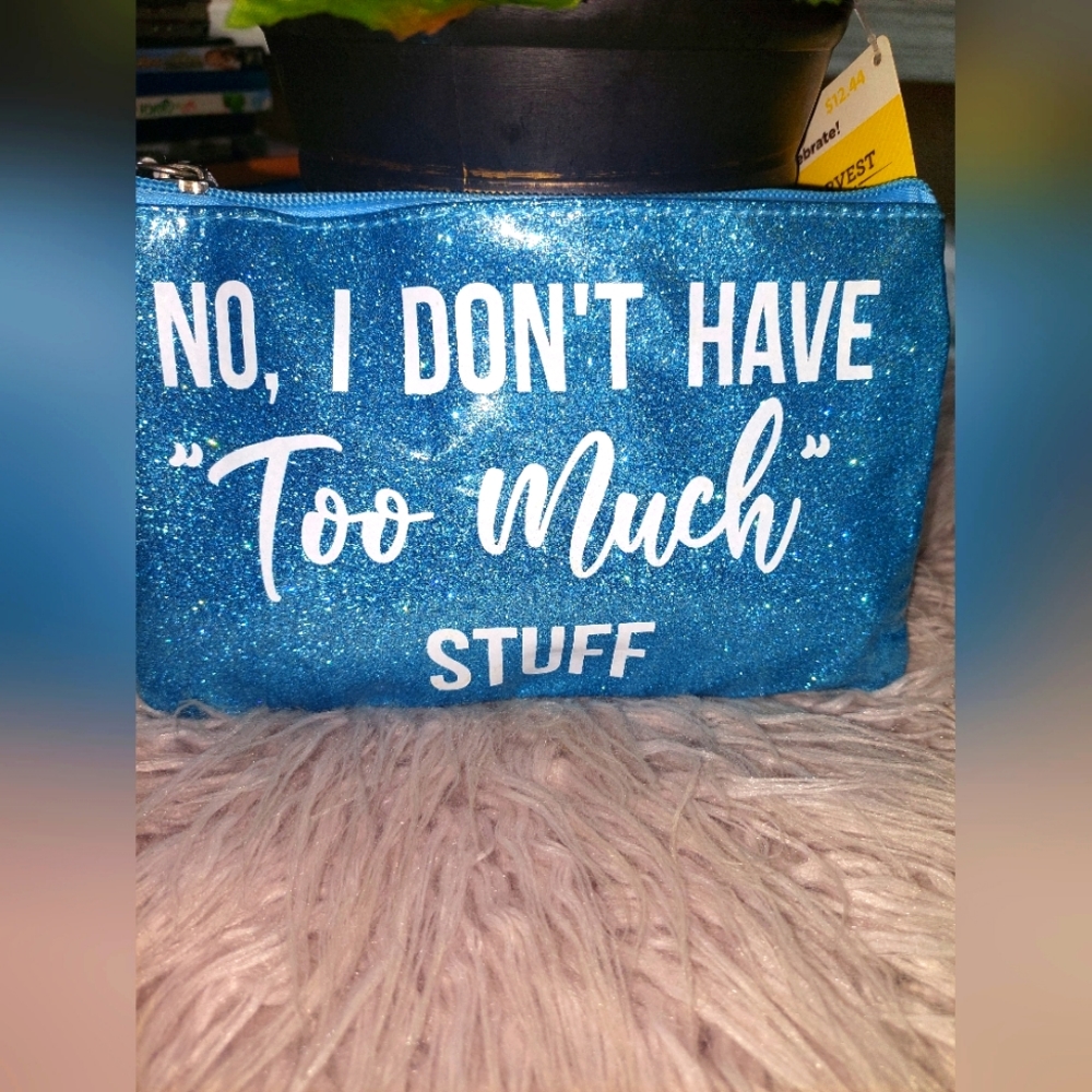 GLITTER COSMETIC BAG